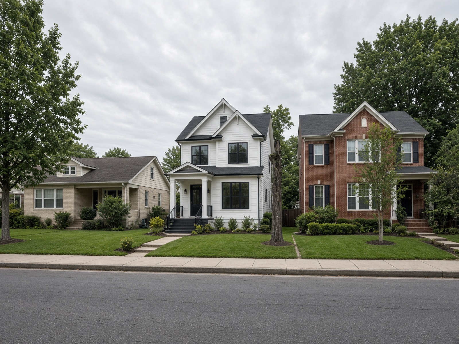 Infill parcel after the buyer’s vertical